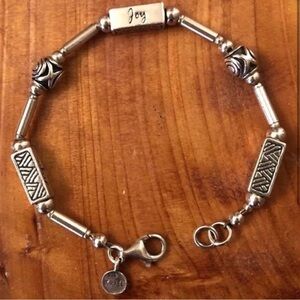 Silpada Sterling Silver Hope Joy Dream Bracelet
